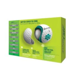 TaylorMade Soft Response Golf Balls -Green Swing Deals Store N76407 zoom D3