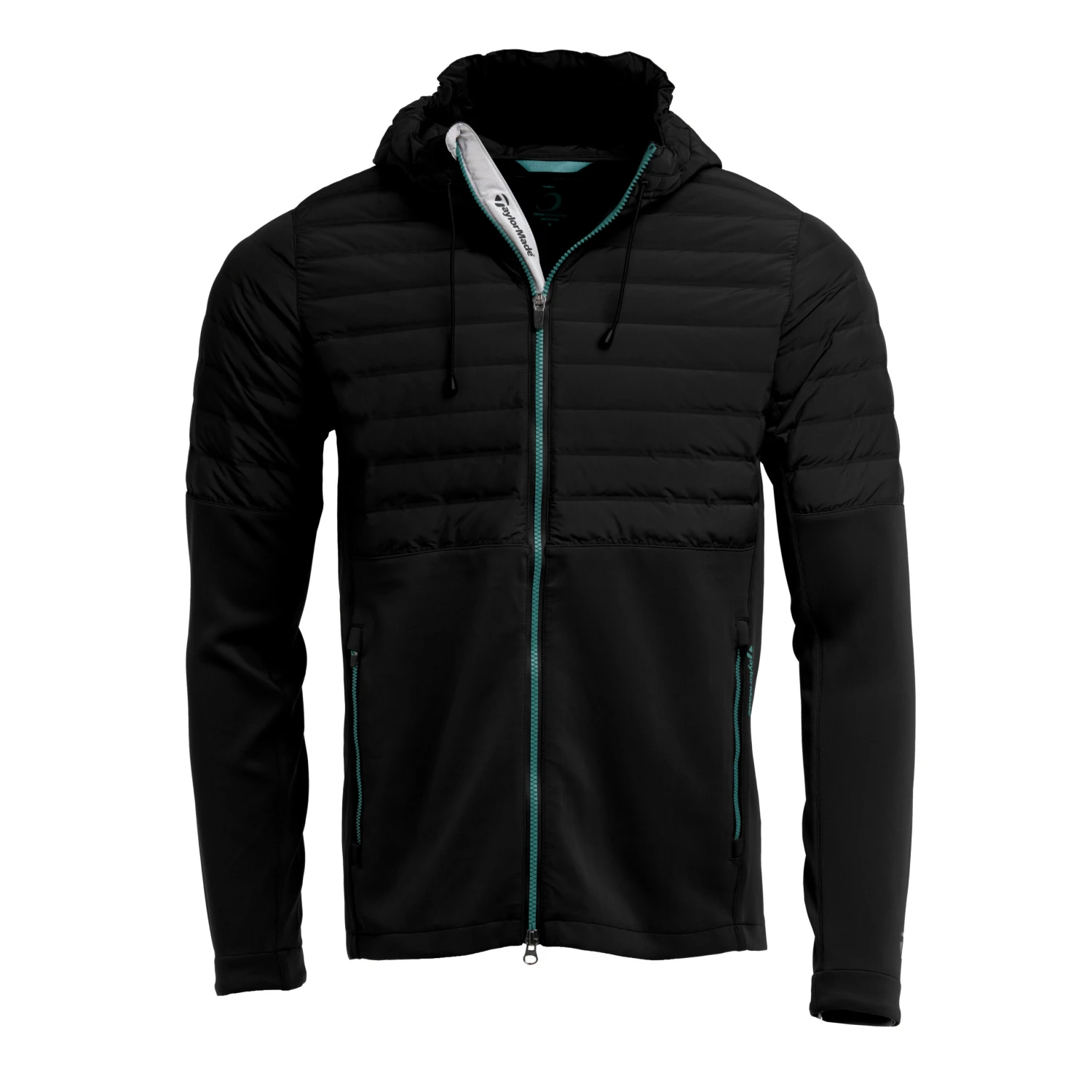 TaylorMade Quilted Hooded Full Zip 1 TaylorMade Quilted Hooded Full Zip