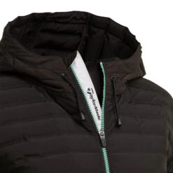 TaylorMade Quilted Hooded Full Zip 7 TaylorMade Quilted Hooded Full Zip -Green Swing Deals Store N87674 zoom D4