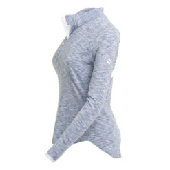 TaylorMade Shae Zip Mock Pullover -Green Swing Deals Store N87692 zoom D3