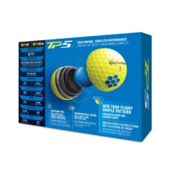 TaylorMade TP5 Yellow Golf Balls -Green Swing Deals Store TA467 zoom D3