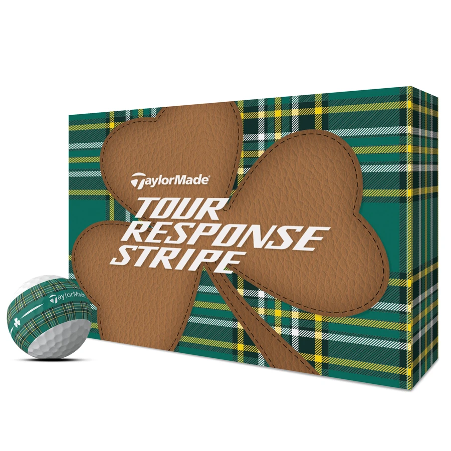 TaylorMade Tour Response Stripe St. Paddy Golf Balls 1 TaylorMade Tour Response Stripe St. Paddy Golf Balls