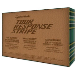 TaylorMade Tour Response Stripe St. Paddy Golf Balls 7 TaylorMade Tour Response Stripe St. Paddy Golf Balls -Green Swing Deals Store TA556 zoom D4